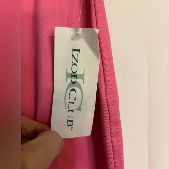 NWT 80s Izod Golf & Tennis of Reading, PA faux wrap 100% cotton skirt “striped” - Picture 3 of 8